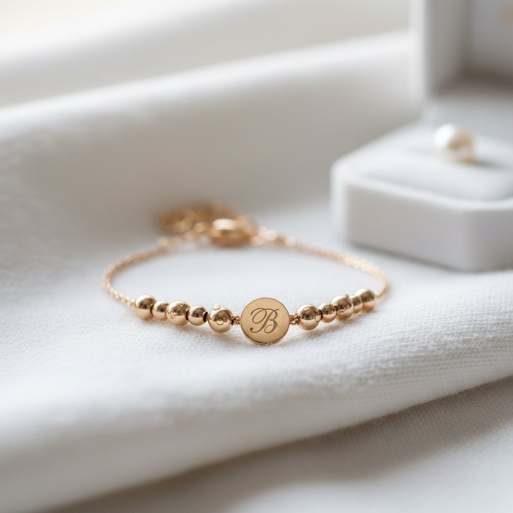 18K Italian Gold Baby Bracelet – 803321720614 – SKU 803321720614