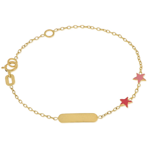 18K Italian Gold Baby Bracelet – 803321701747 – SKU 803321701747
