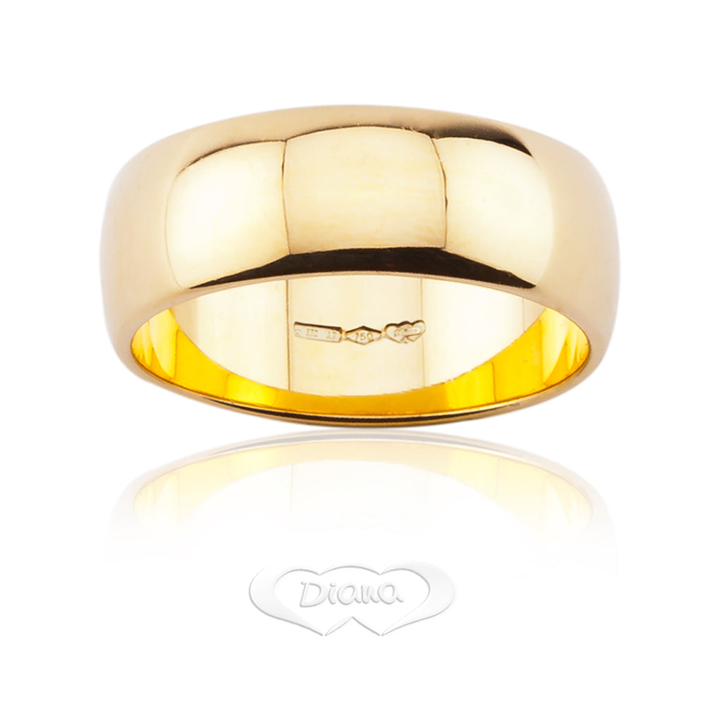FM8 OG Wedding Band Mantovana - 18K Gold - SKU 803321702054