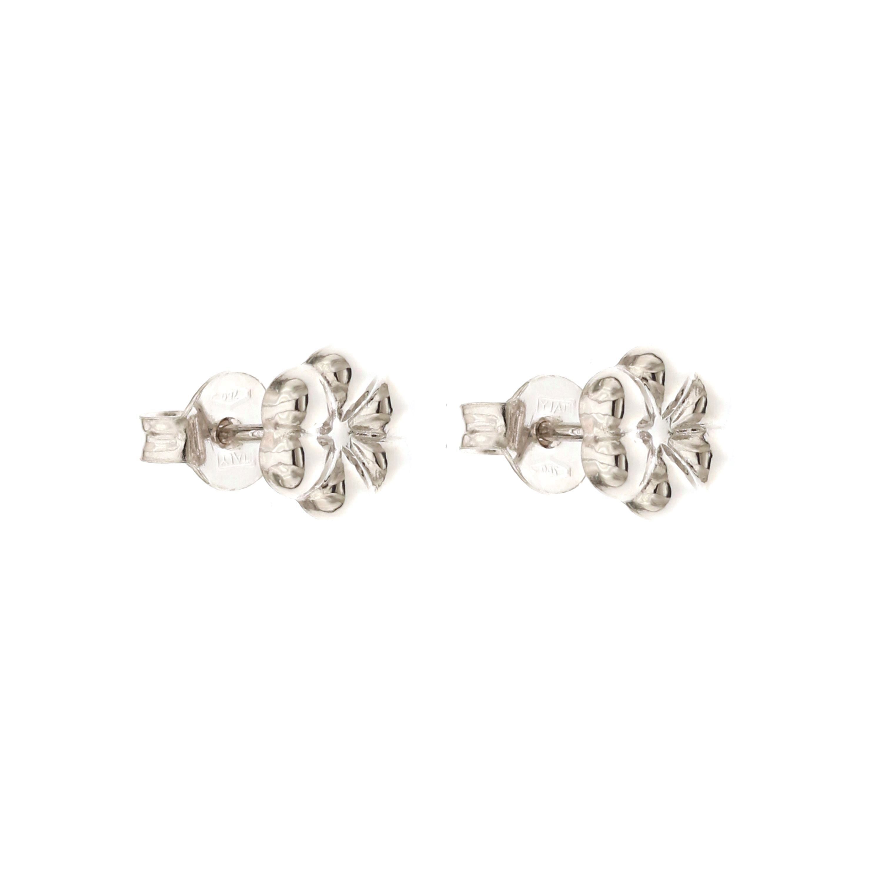18K Italian Gold Flower Shaped earrings – SKU 803321703643