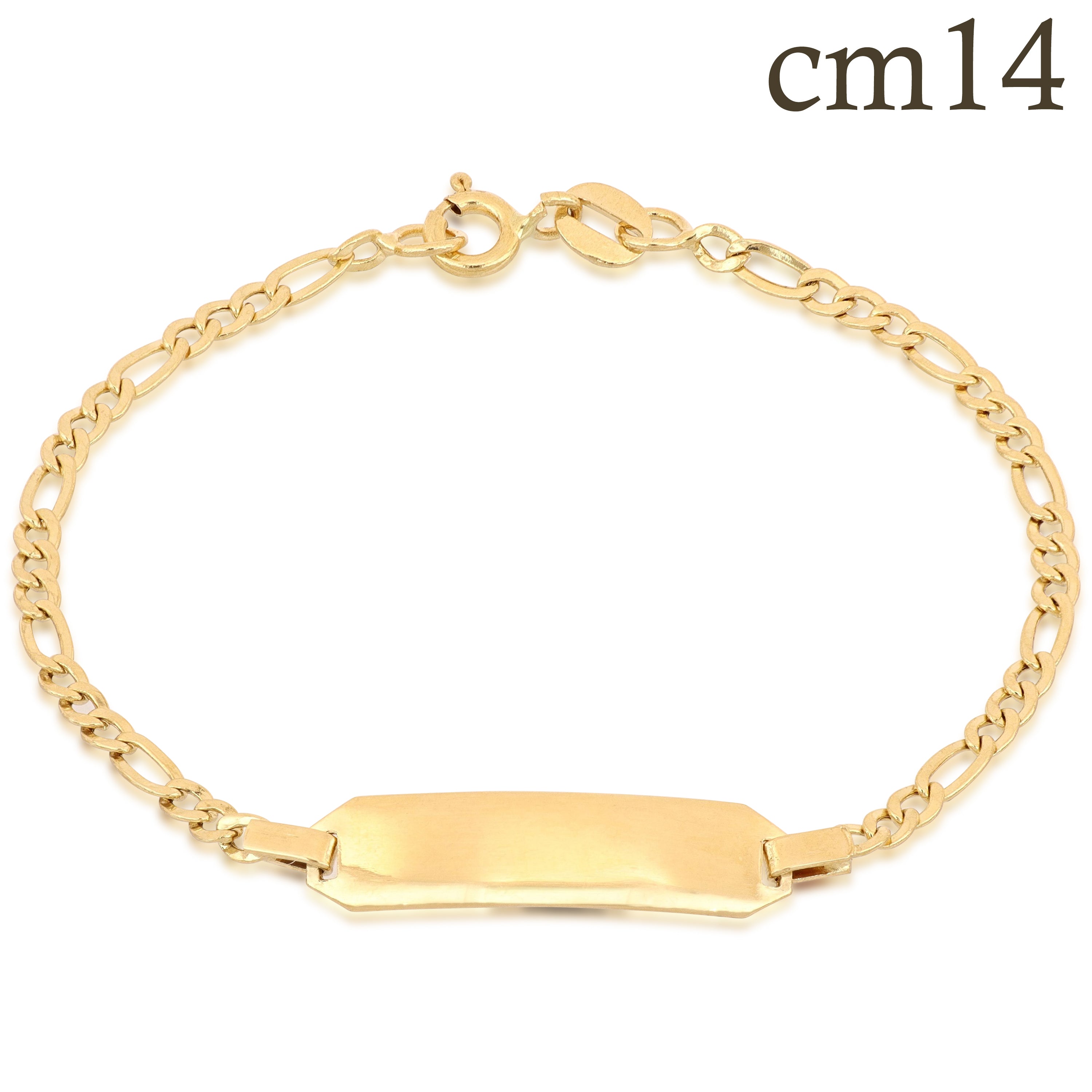 18K Italian Gold Baby Bracelet – 803321703777 – SKU 803321703777