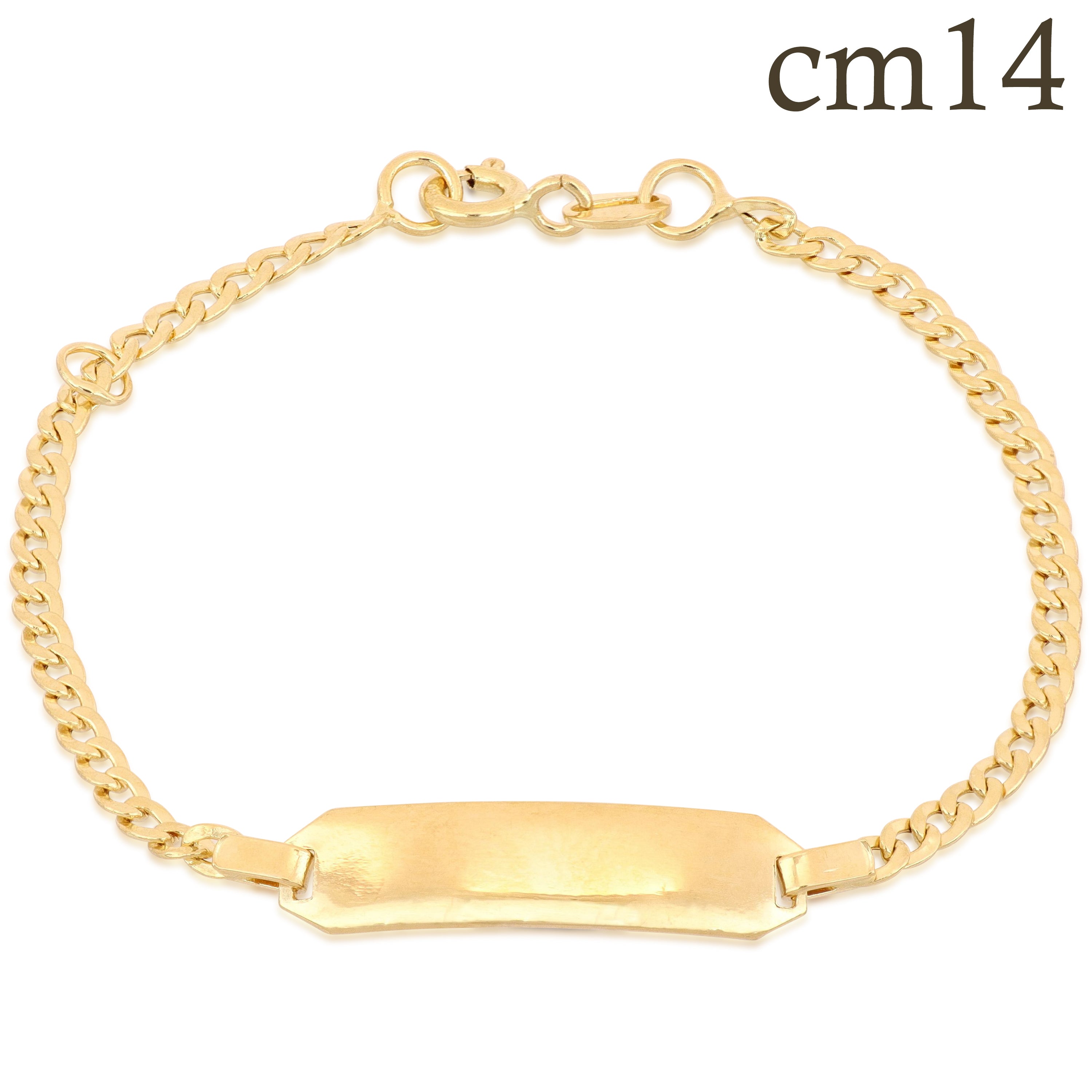 18K Italian Gold Baby Bracelet – 803321704362 – SKU 803321704362