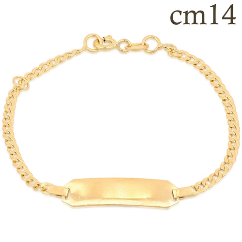 18K Italian Gold Baby Bracelet – 803321704362 – SKU 803321704362