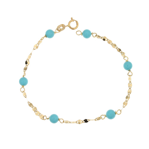 18K Italian Gold Baby Bracelet – 803321704560 – SKU 803321704560