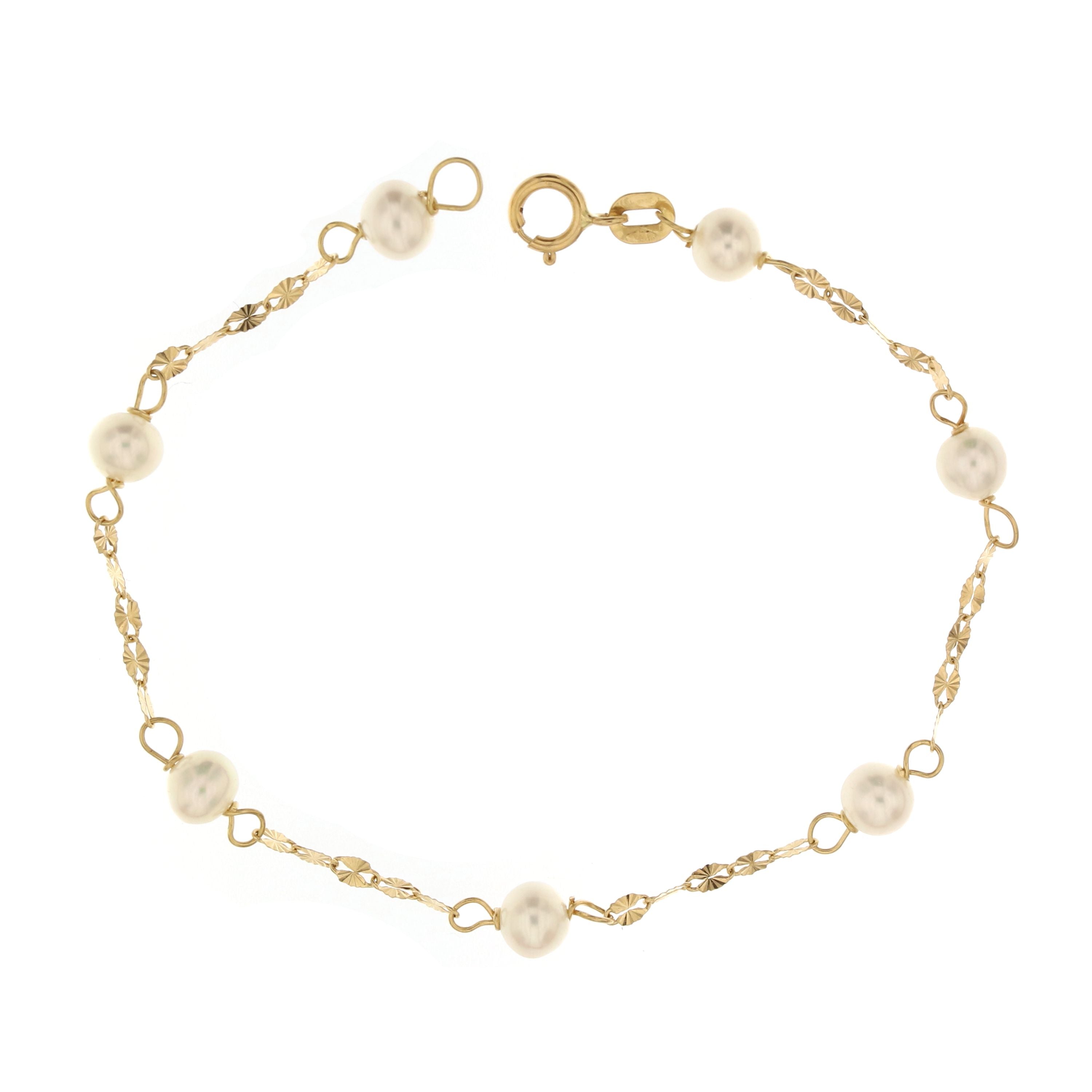 18K Italian Gold Baby Bracelet – 803321705137 – SKU 803321705137