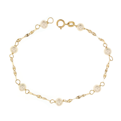 18K Italian Gold Baby Bracelet – 803321705137 – SKU 803321705137