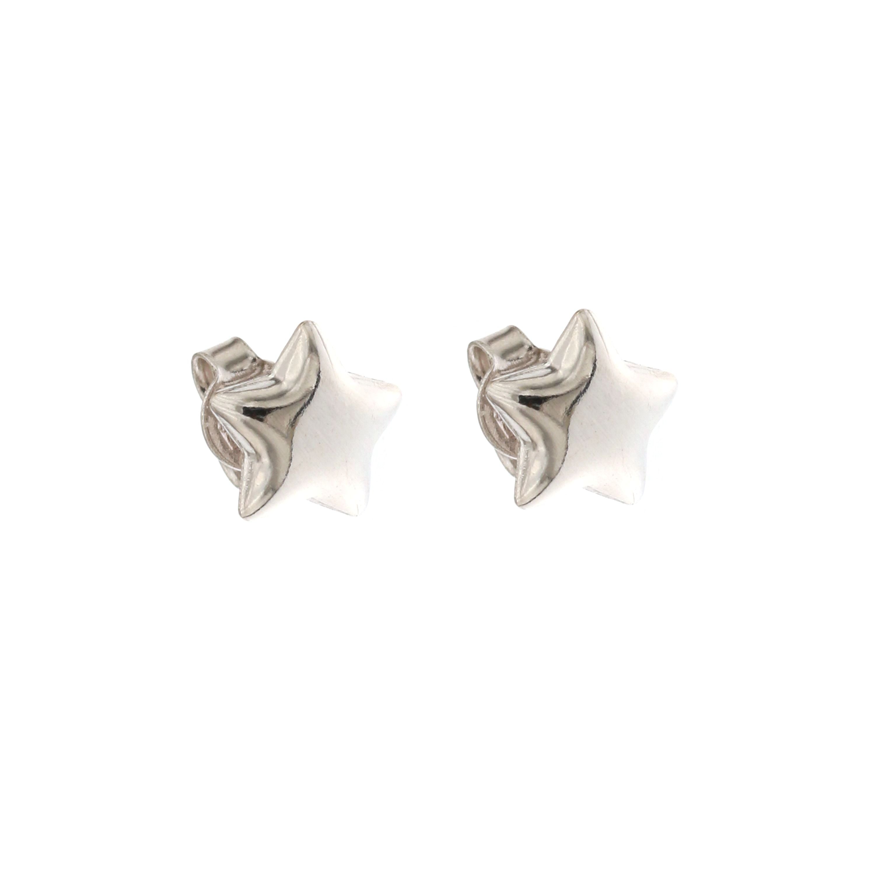 18K Italian Gold Star earrings – SKU 803321705144
