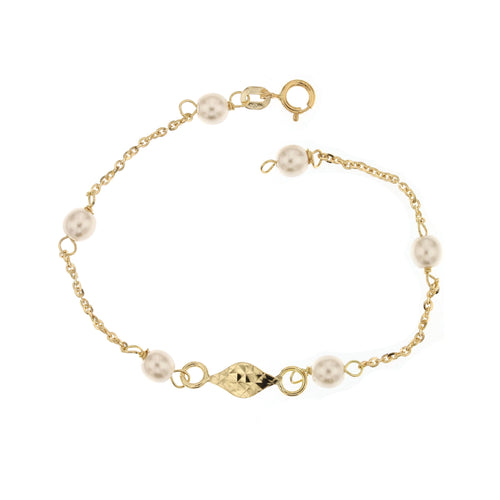 18K Italian Gold Baby Bracelet – 803321705432 – SKU 803321705432