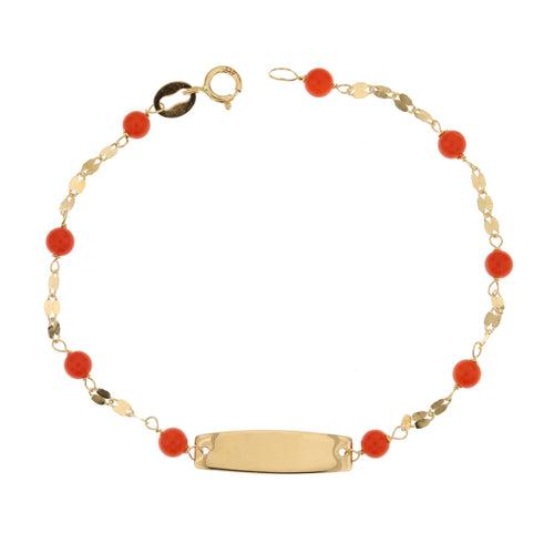 18K Italian Gold Baby Bracelet – 803321705433 – SKU 803321705433