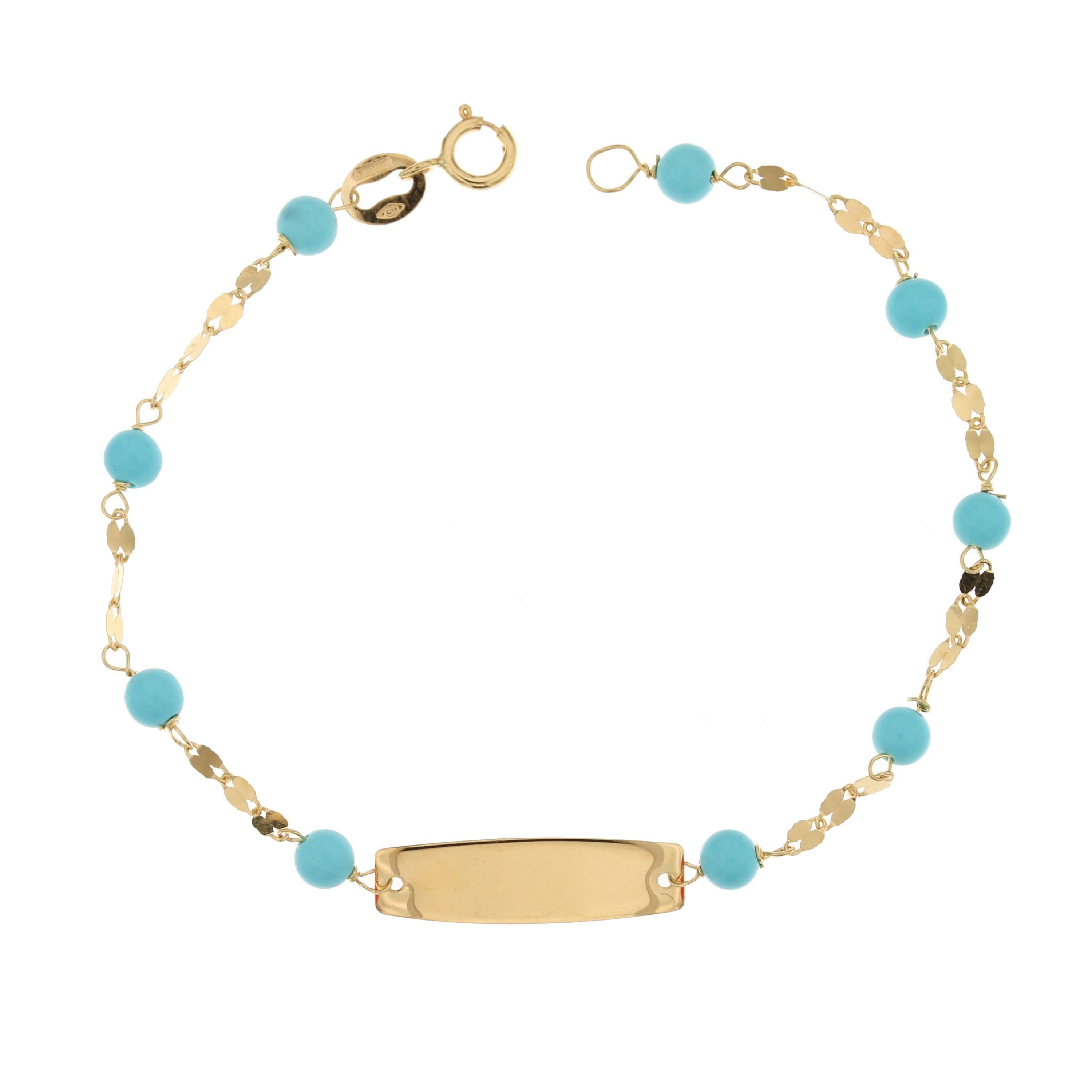 18K Italian Gold Baby Bracelet – 803321706179 – SKU 803321706179