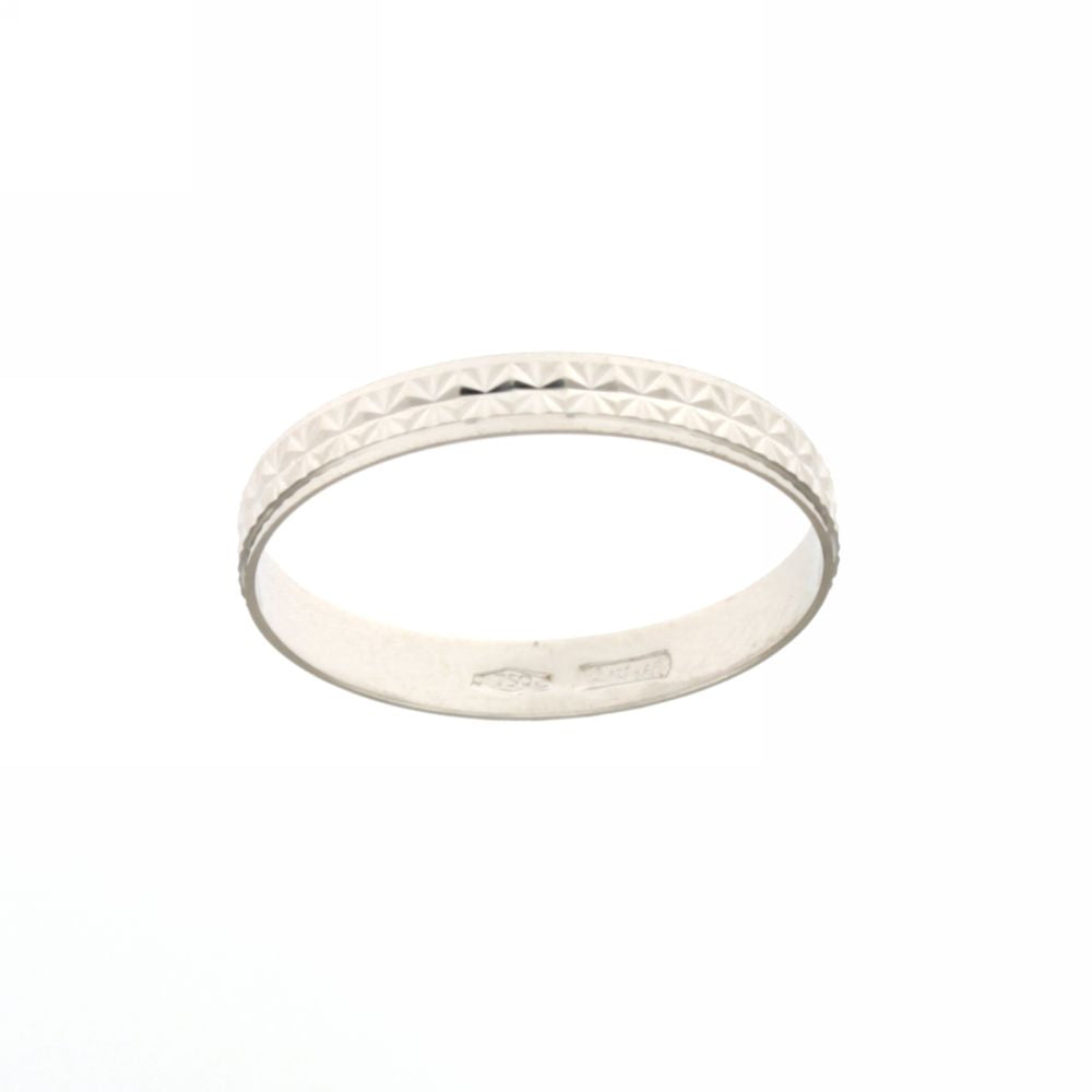 Snow cut engagement ring 2,2gr - 18K Gold - SKU 803321706747