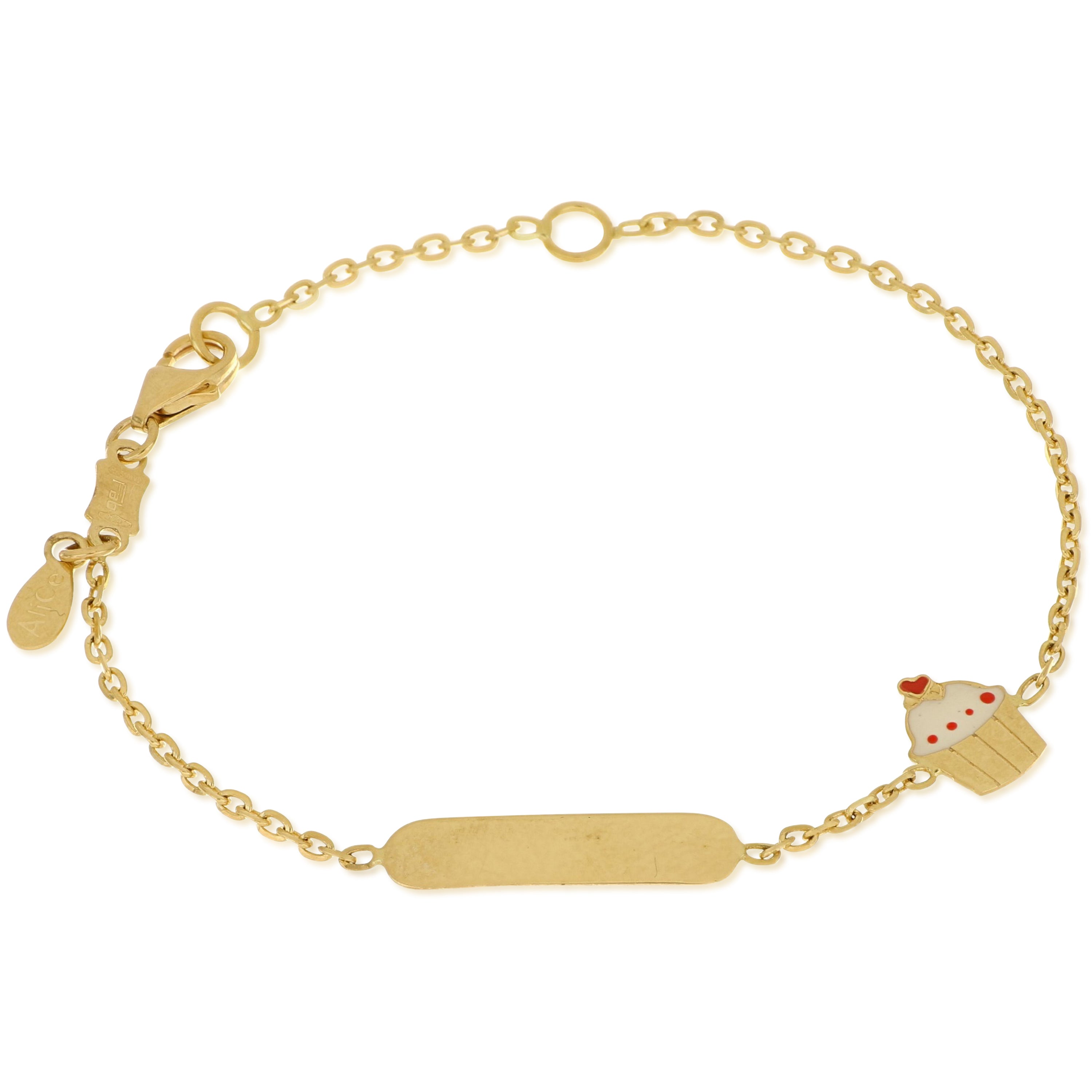 18K Italian Gold Baby Bracelet – 803321706749 – SKU 803321706749