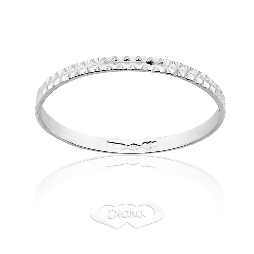 FD 100 OB snow cut engagement ring - 18K Gold - SKU 803321707459