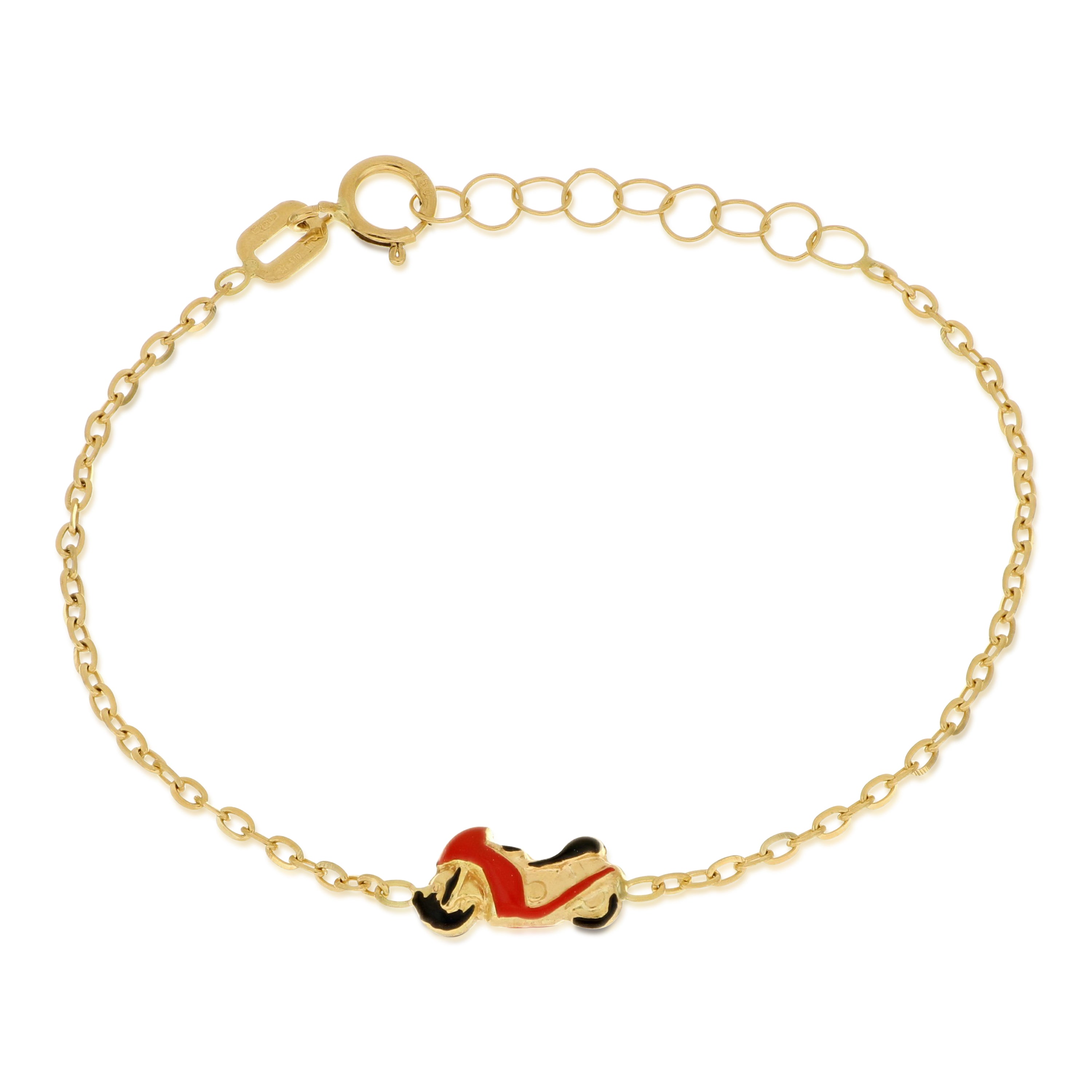 18K Italian Gold Baby Bracelet – 803321707708 – SKU 803321707708