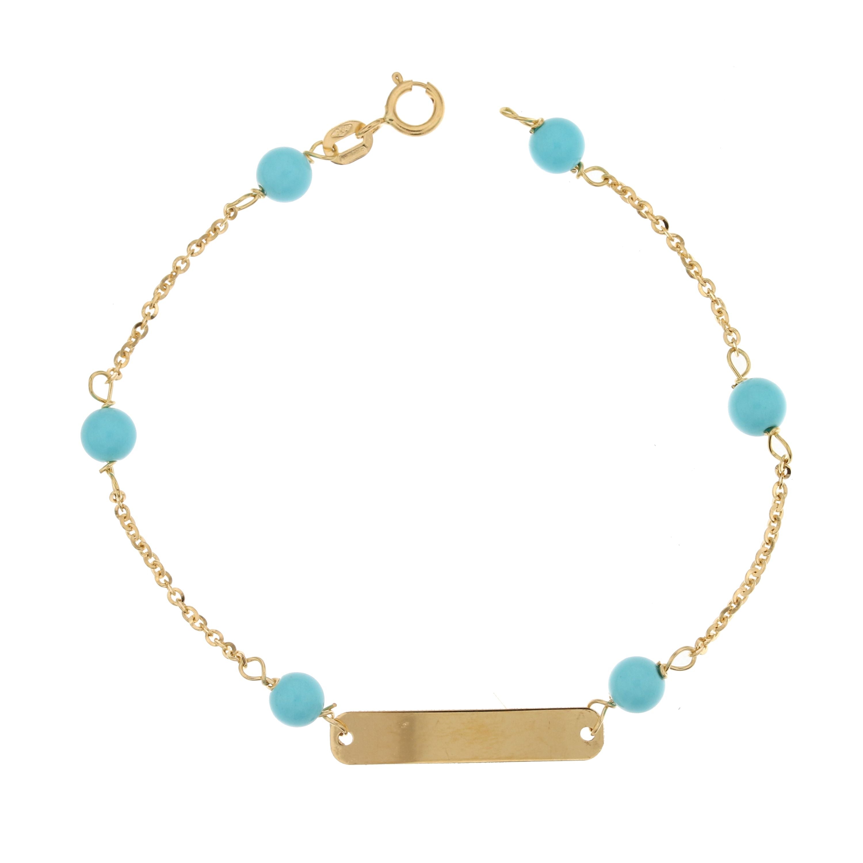 18K Italian Gold Baby Bracelet – 803321707926 – SKU 803321707926