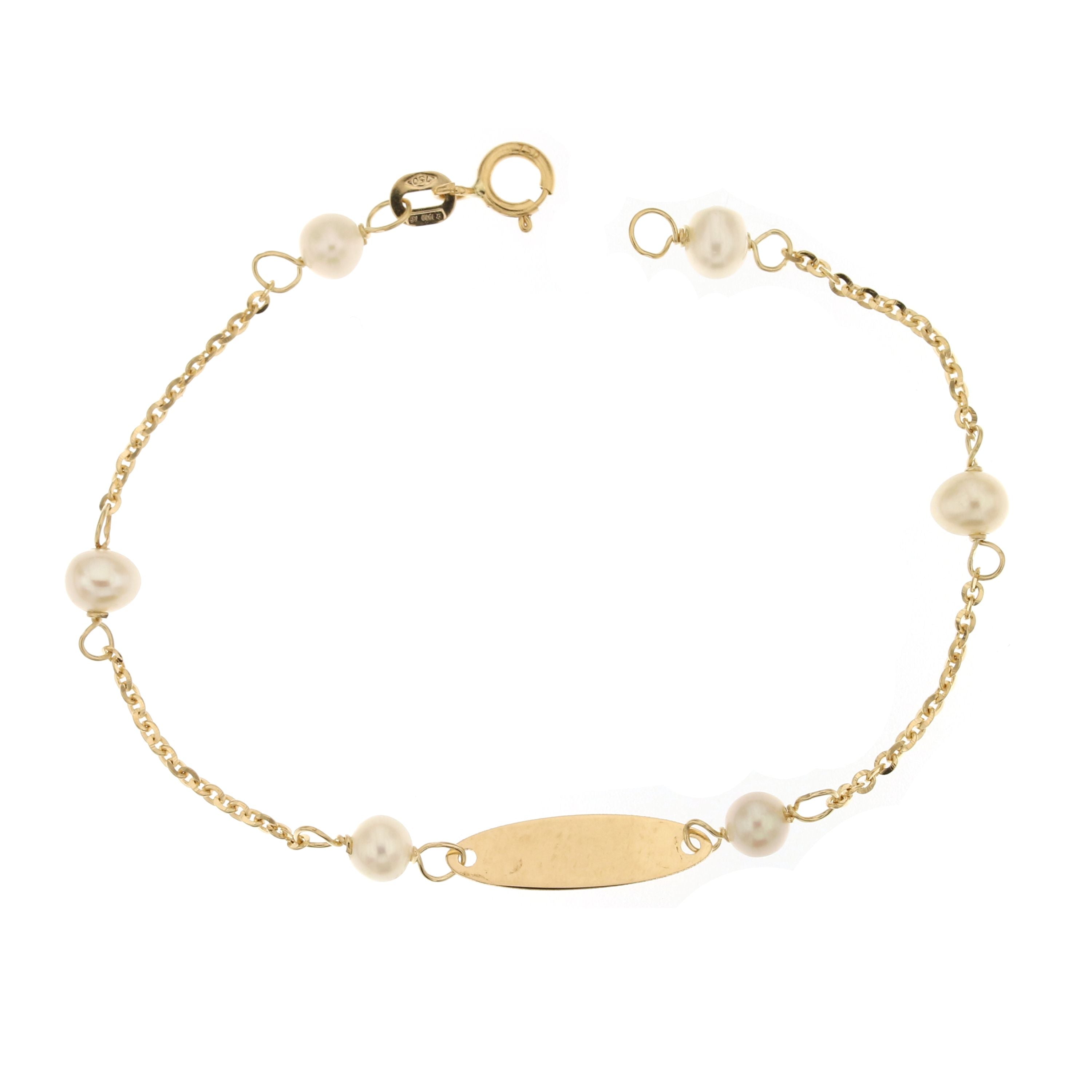 18K Italian Gold Baby Bracelet – 803321708131 – SKU 803321708131