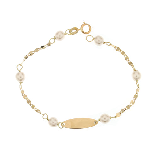 18K Italian Gold Baby Bracelet – 803321708132 – SKU 803321708132