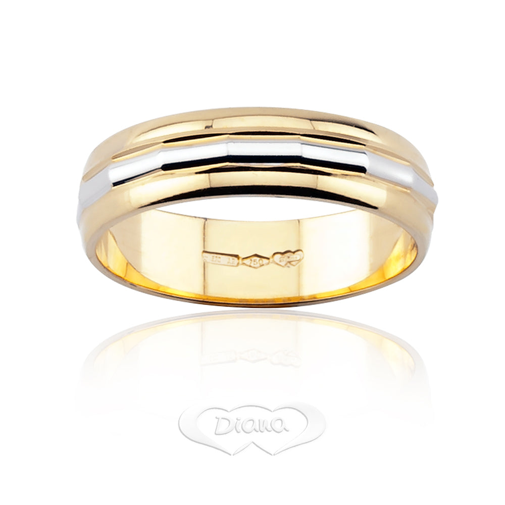 AF181 BIC faceted engagement ring - 18K Gold - SKU 803321708844