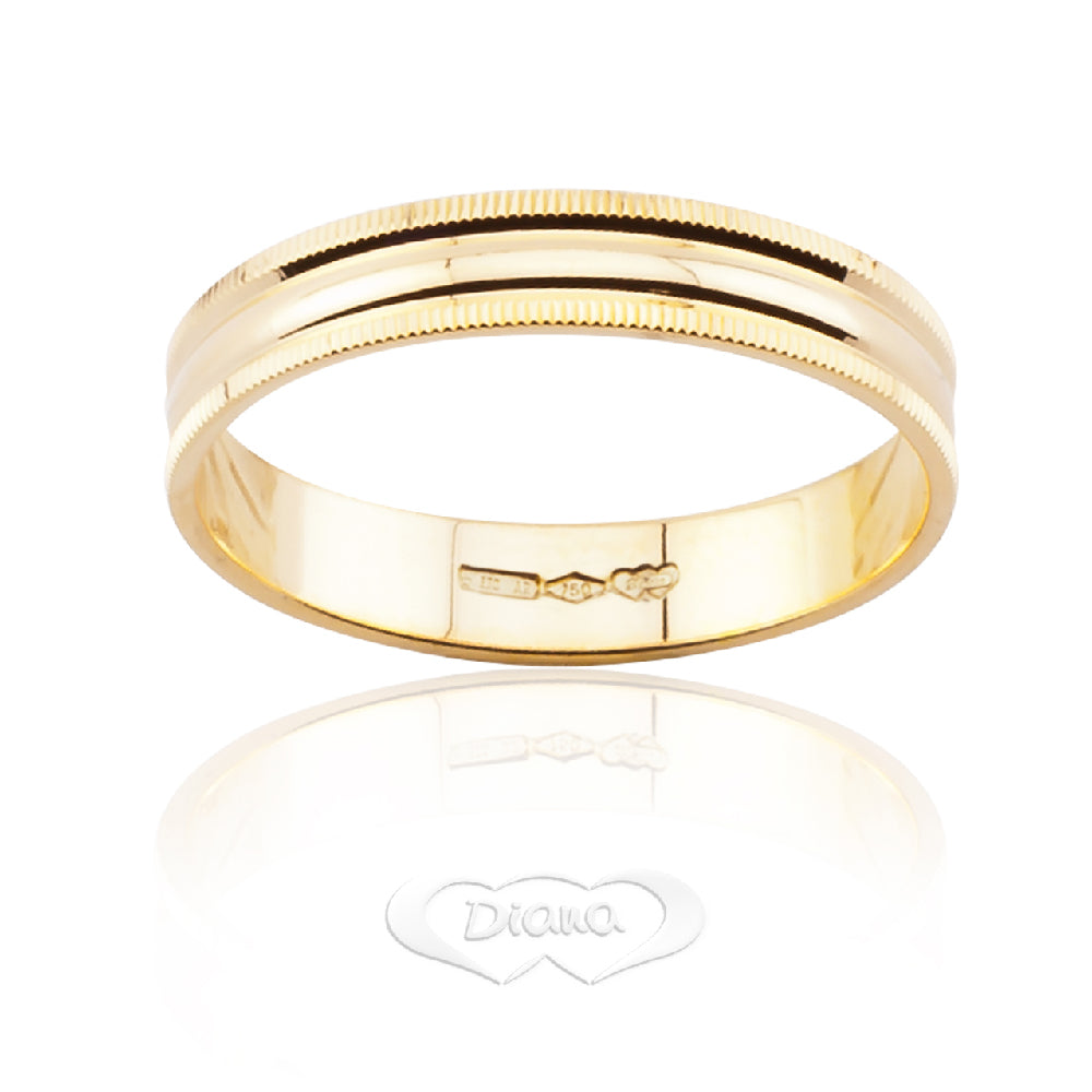 FD215 shiny engagement ring - 18K Gold - SKU 803321710198