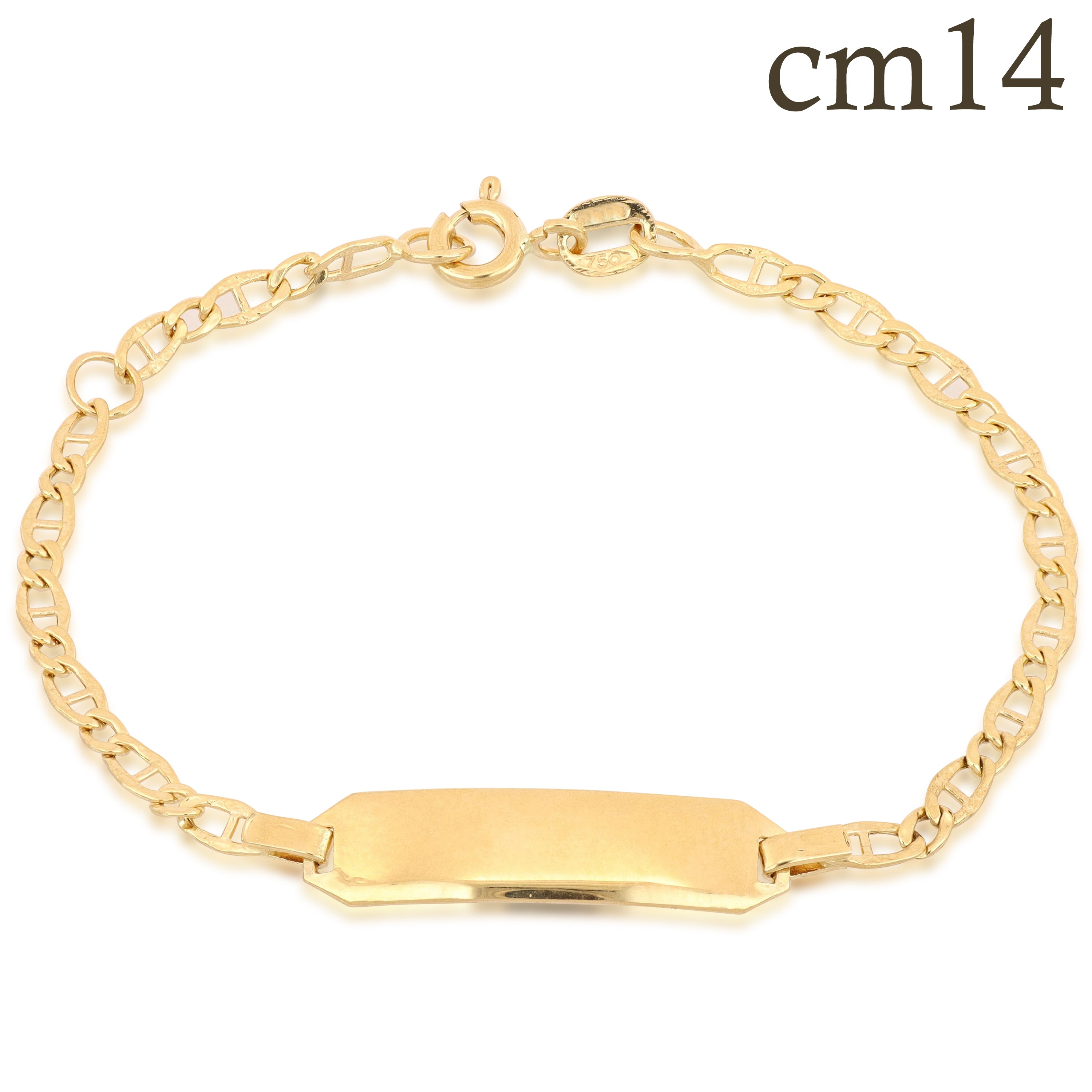 18K Italian Gold Baby Bracelet – 803321710410 – SKU 803321710410