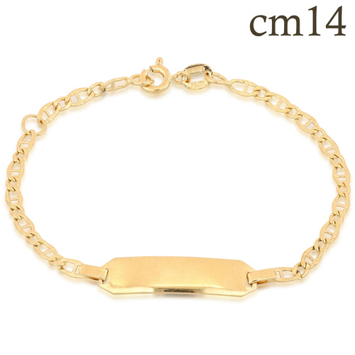 18K Italian Gold Baby Bracelet – 803321710410 – SKU 803321710410