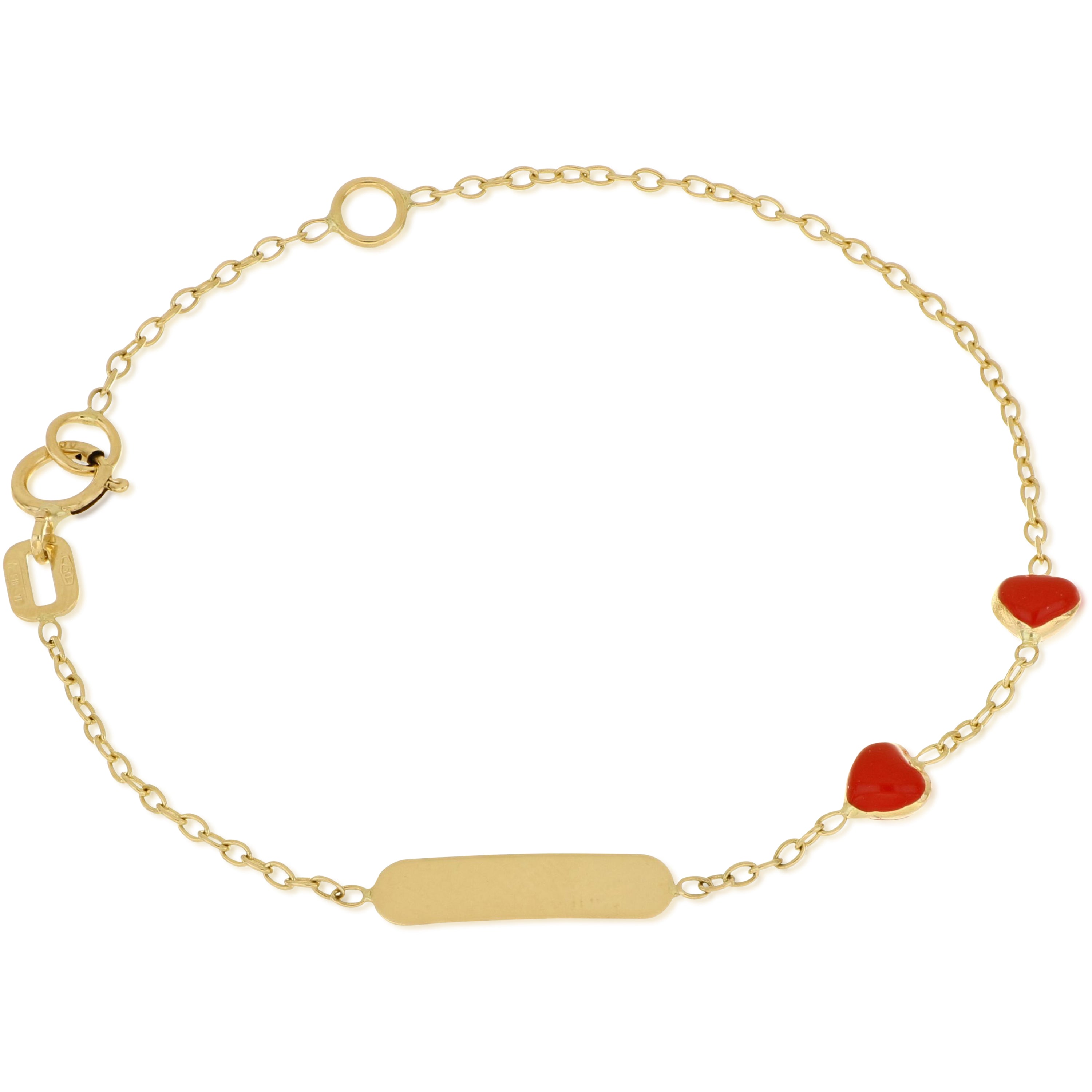 18K Italian Gold Baby Bracelet – 803321710417 – SKU 803321710417