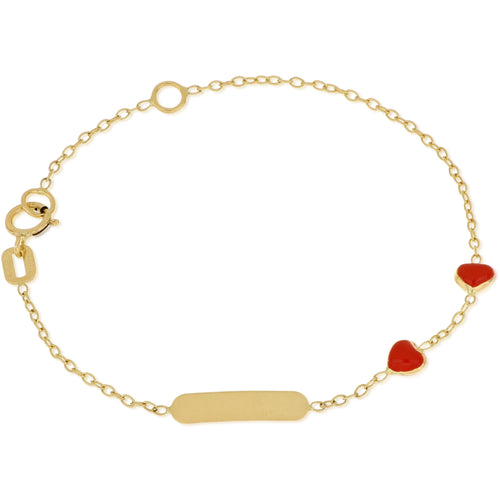 18K Italian Gold Baby Bracelet – 803321710417 – SKU 803321710417