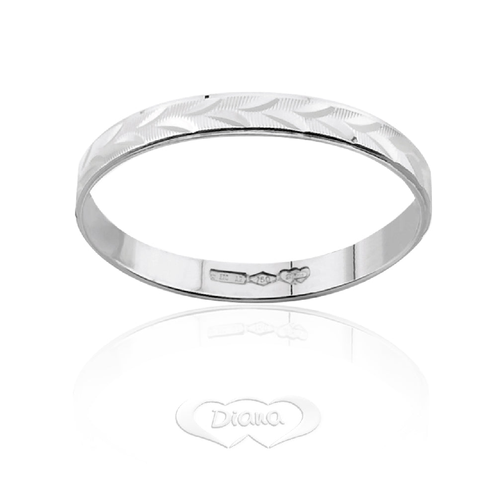 FD188L2 OB Satin-Finish Slim Wedding Ring - 18K Gold - SKU 803321710678