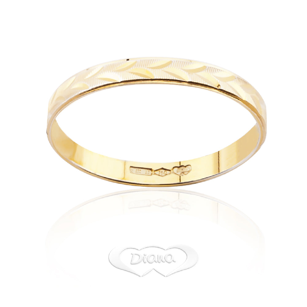 FD188L2 OG satin cut engagement ring - 18K Gold - SKU 803321710711