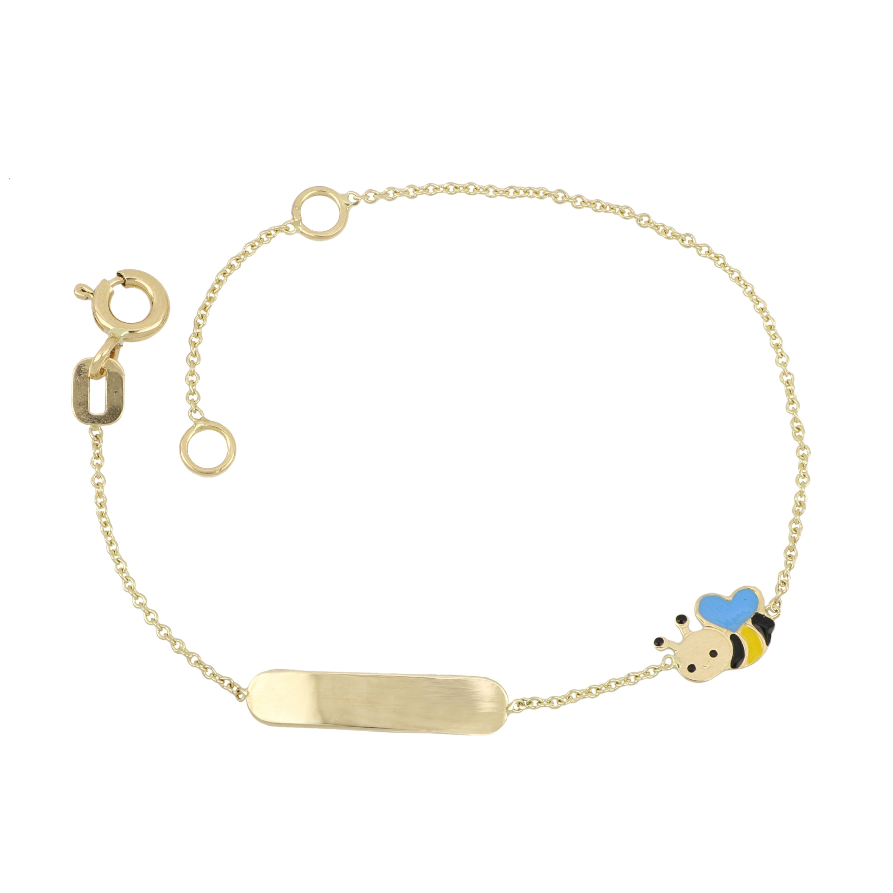 18K Italian Gold Baby Bracelet – 803321710724 – SKU 803321710724