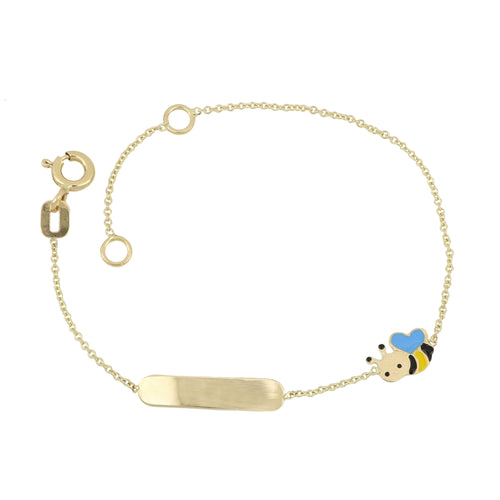 18K Italian Gold Baby Bracelet – 803321710724 – SKU 803321710724