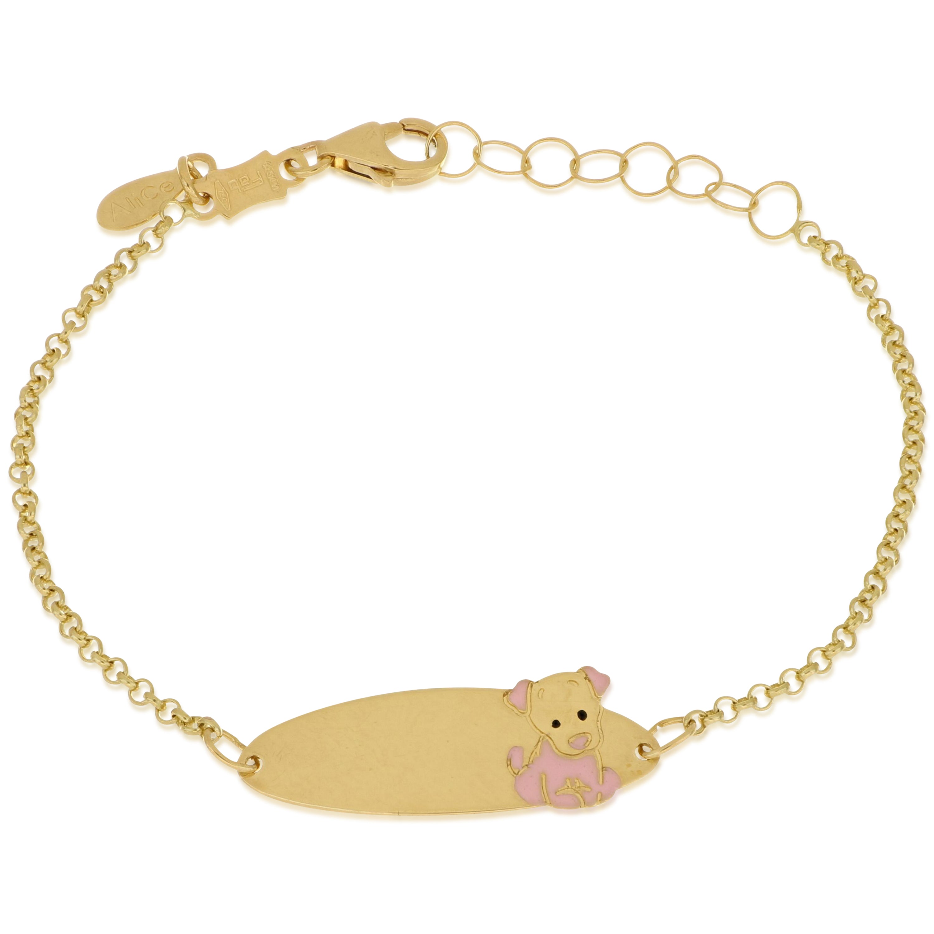 18K Italian Gold Baby Bracelet – 803321710725 – SKU 803321710725