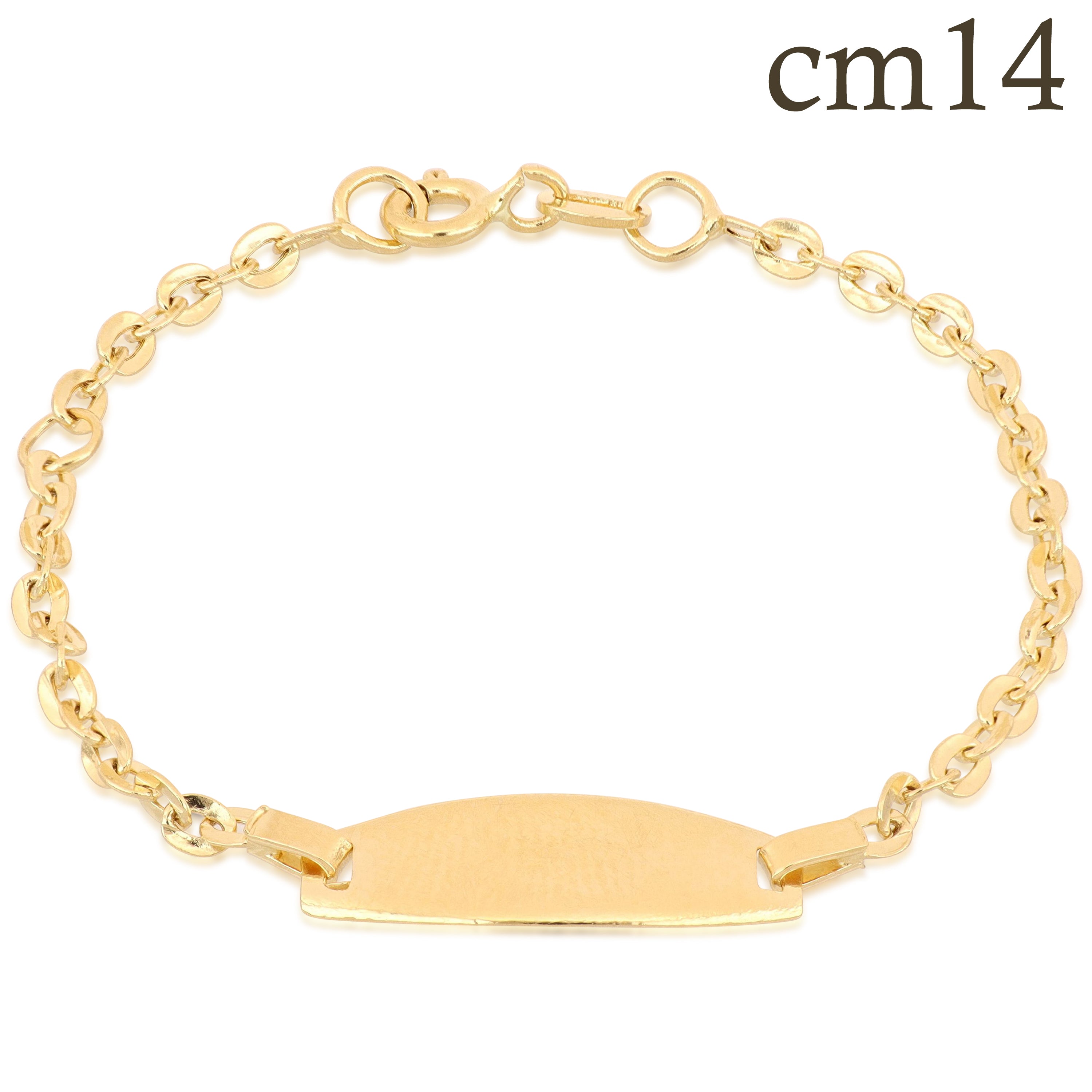 18K Italian Gold Baby Bracelet – 803321710929 – SKU 803321710929
