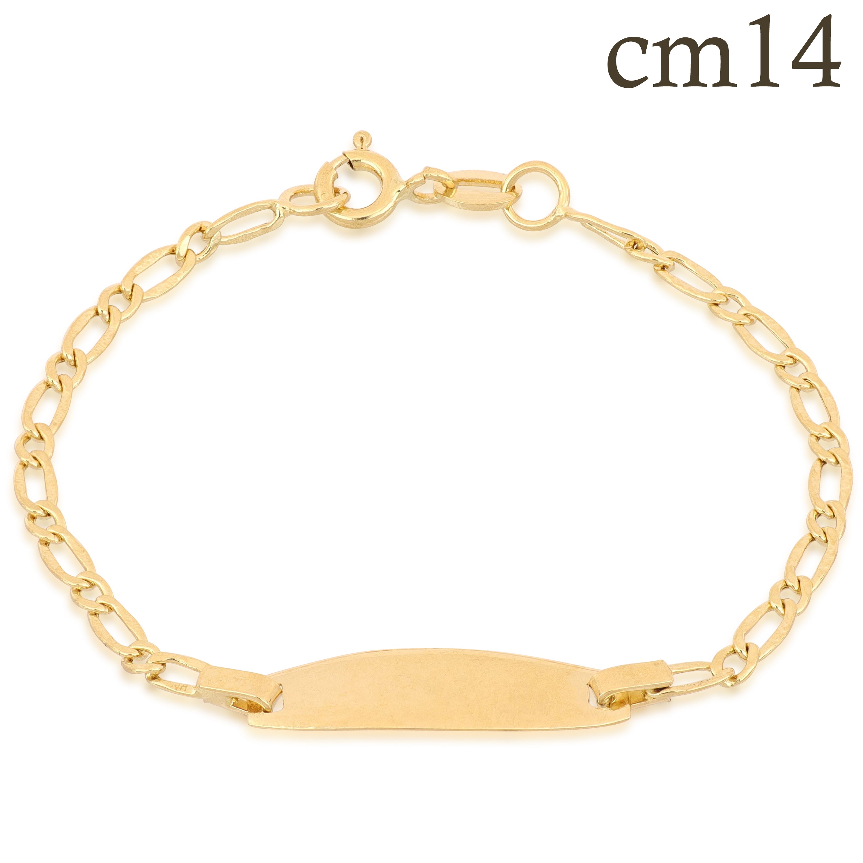 18K Italian Gold Baby Bracelet – 803321710931 – SKU 803321710931