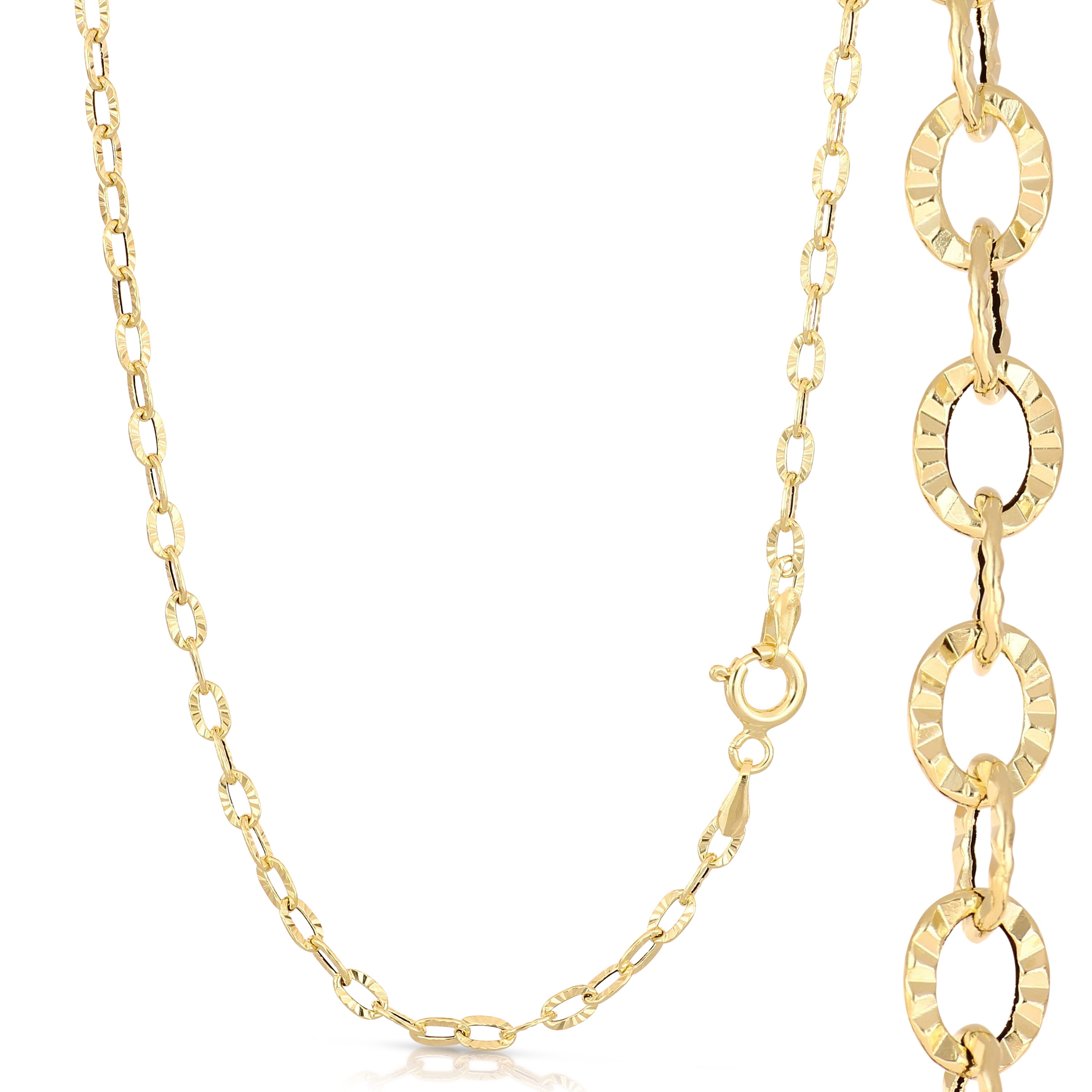 18K Italian Gold Chain Necklace – SKU 803321711111