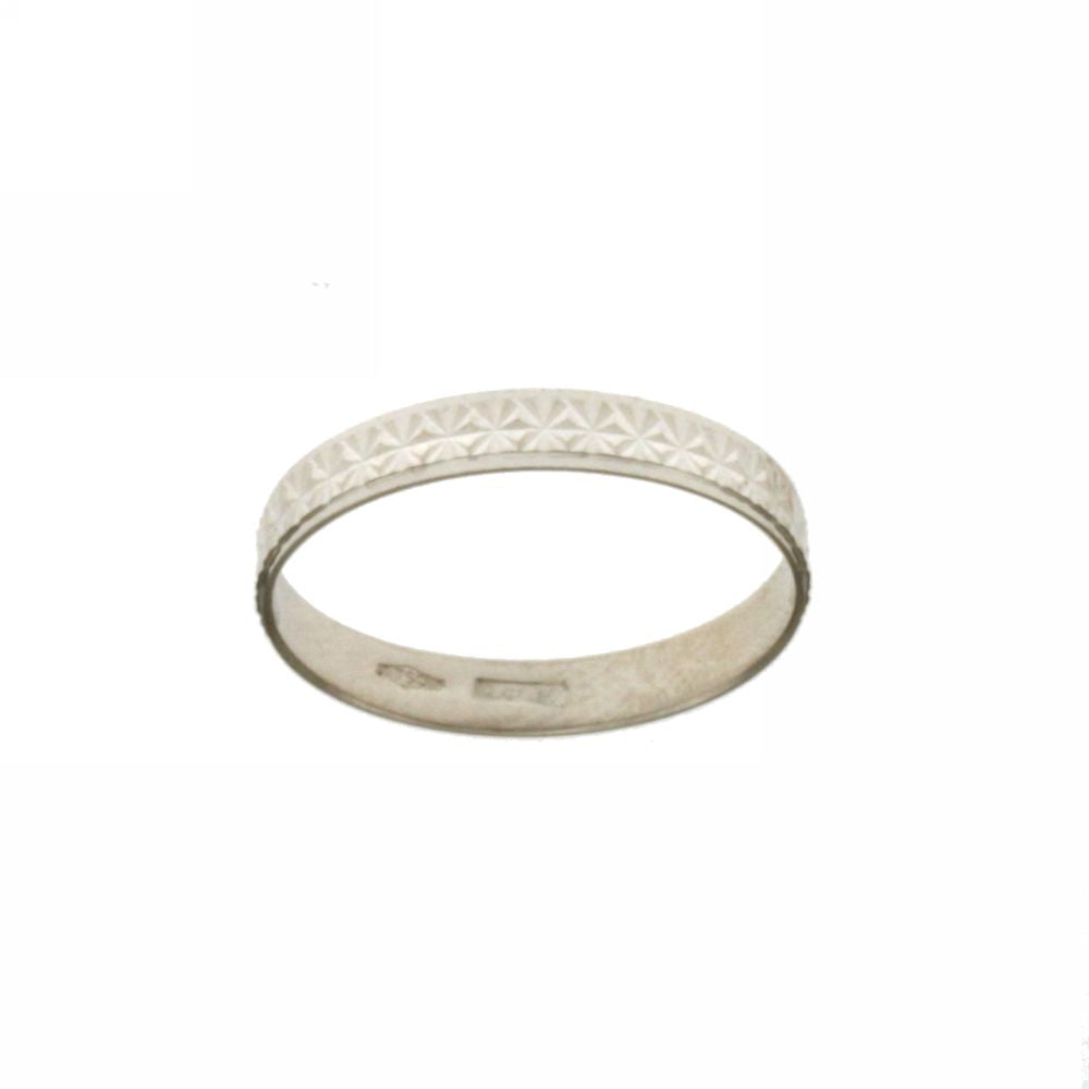 Snow-Cut Slim Wedding Ring 1,2gr - 18K Gold - SKU 803321712093