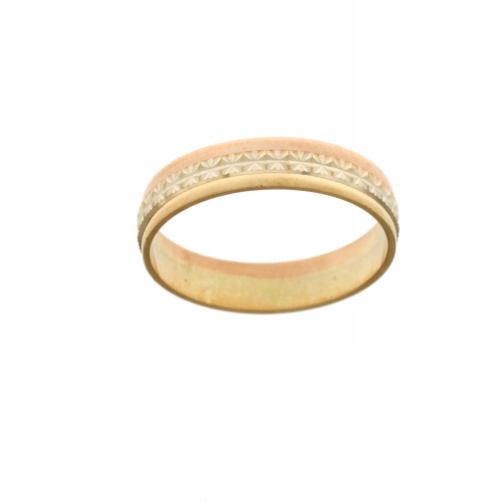 Diamond-Cut Slim Wedding Ring da 2,5gr - 18K Gold - SKU 803321712096
