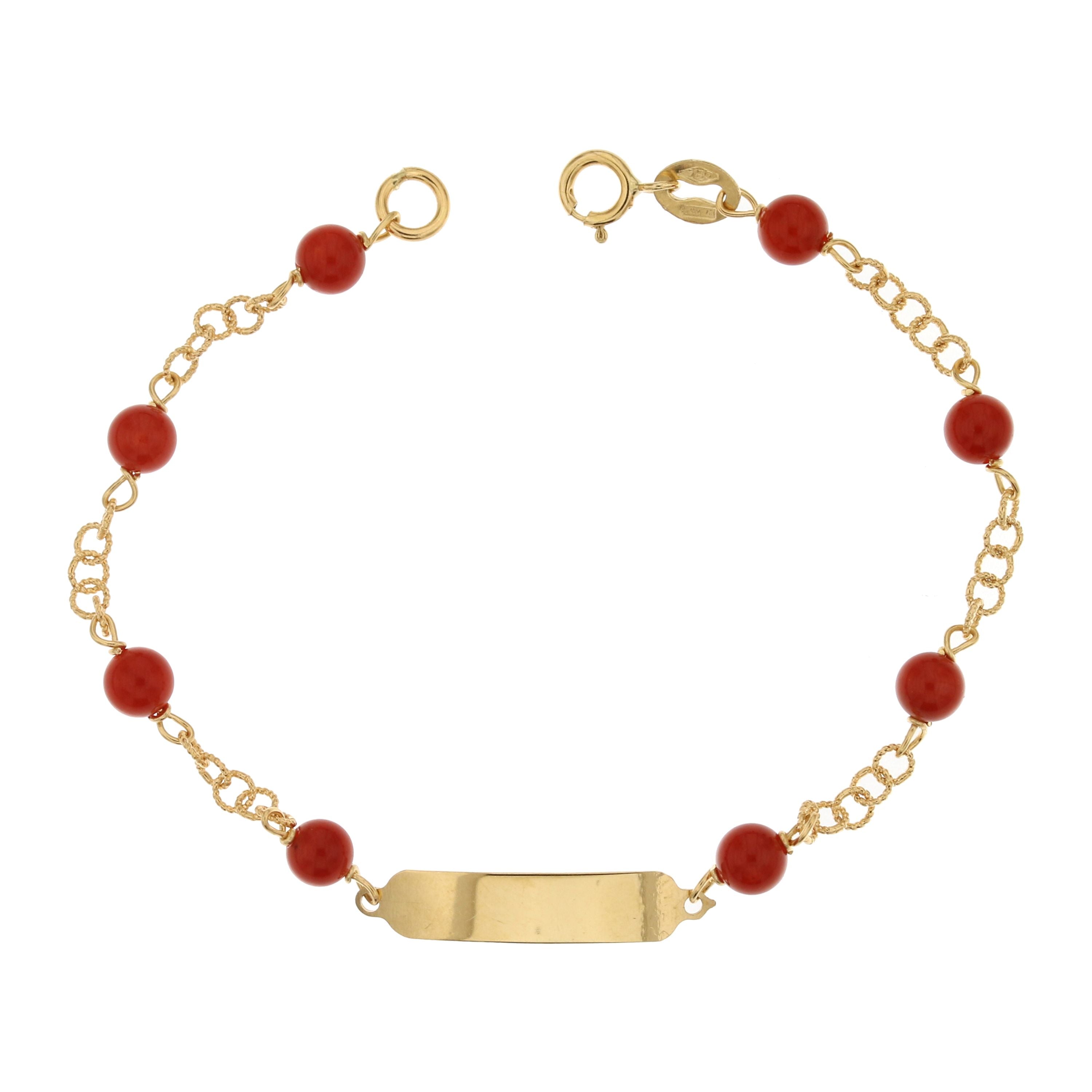 18K Italian Gold Baby Bracelet – 803321712459 – SKU 803321712459