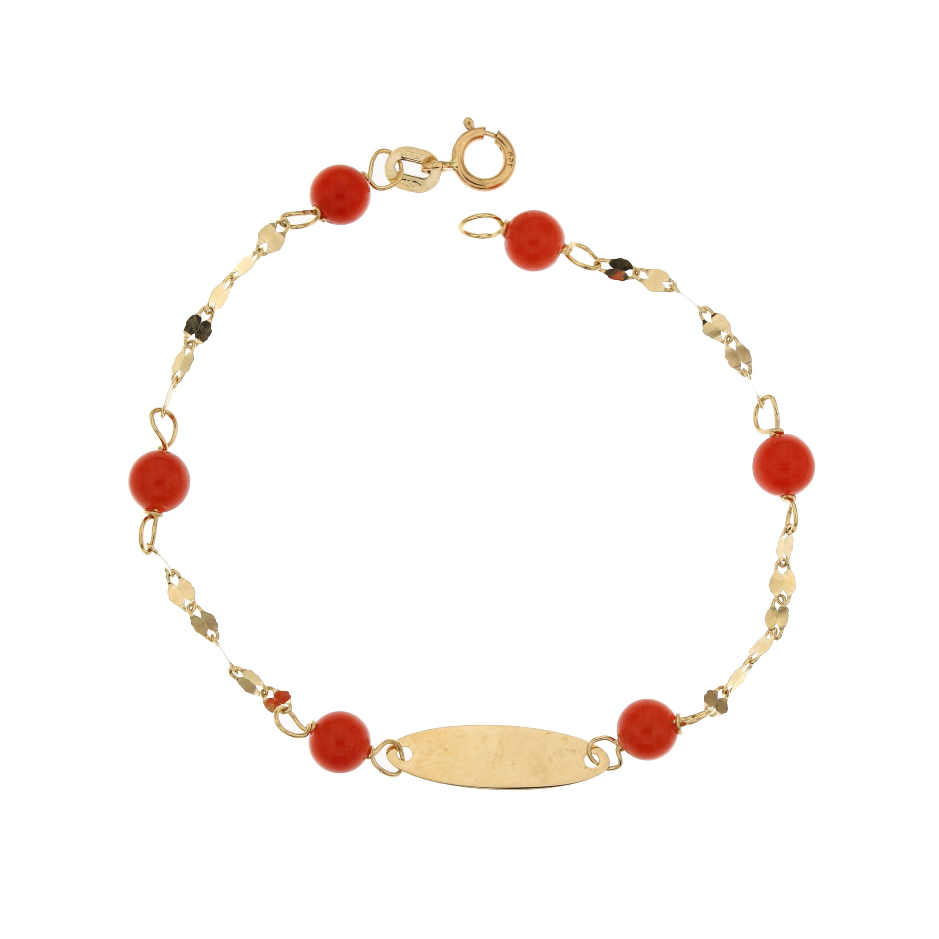 18K Italian Gold Baby Bracelet – 803321712460 – SKU 803321712460