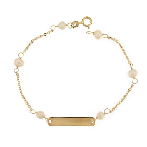 18K Italian Gold Baby Bracelet – 803321713119 – SKU 803321713119