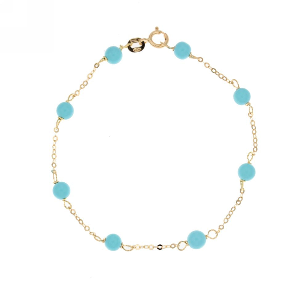 18K Italian Gold Baby Bracelet – 803321713123 – SKU 803321713123