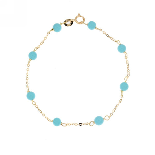 18K Italian Gold Baby Bracelet – 803321713123 – SKU 803321713123