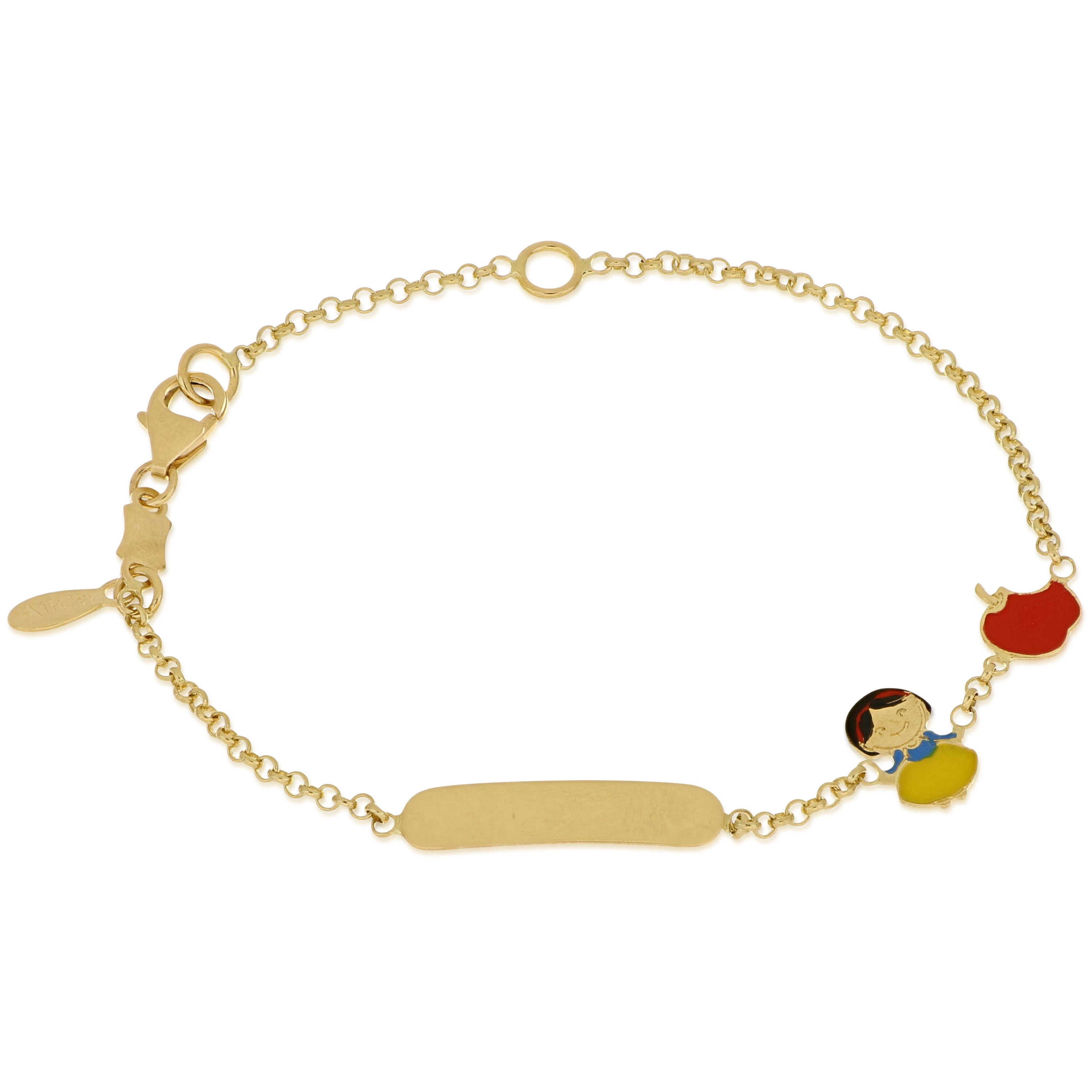 18K Italian Gold Baby Bracelet – 803321714618 – SKU 803321714618
