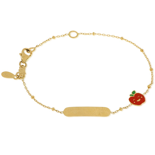18K Italian Gold Baby Bracelet – 803321714620 – SKU 803321714620