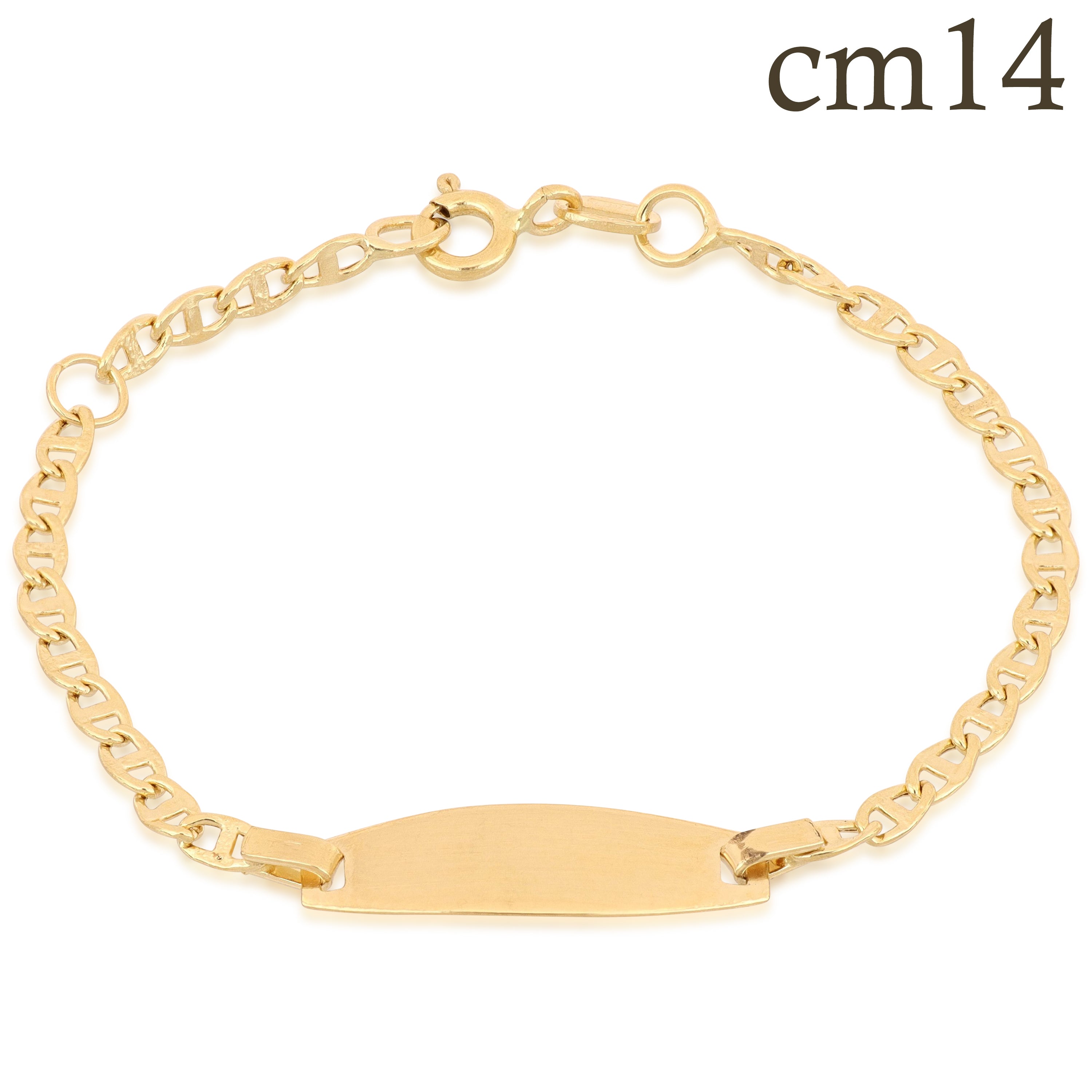 18K Italian Gold Baby Bracelet – 803321714633 – SKU 803321714633