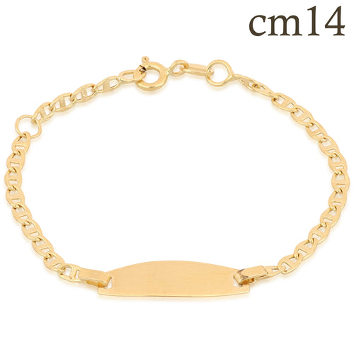 18K Italian Gold Baby Bracelet – 803321714633 – SKU 803321714633