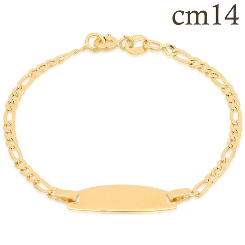 18K Italian Gold Baby Bracelet – 803321714634 – SKU 803321714634