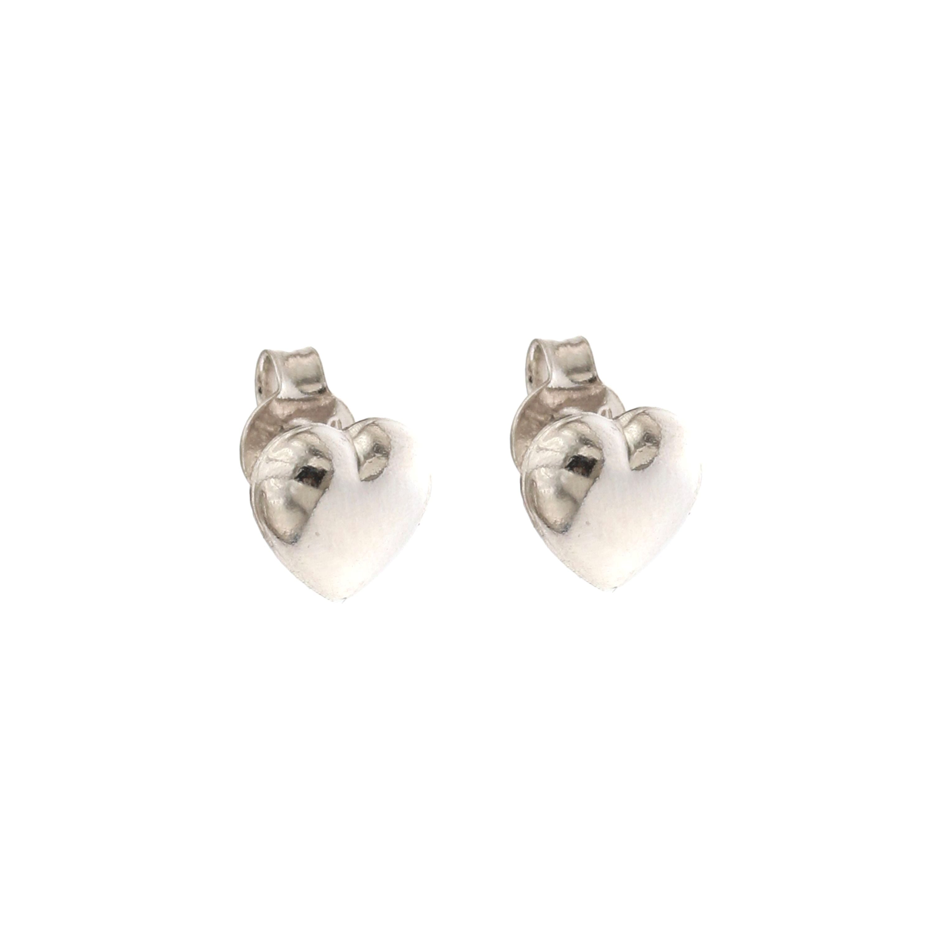 18K Italian Gold Heart earrings – SKU 803321715605