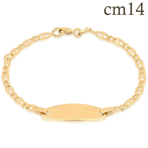 18K Italian Gold Baby Bracelet – 803321720611 – SKU 803321720611