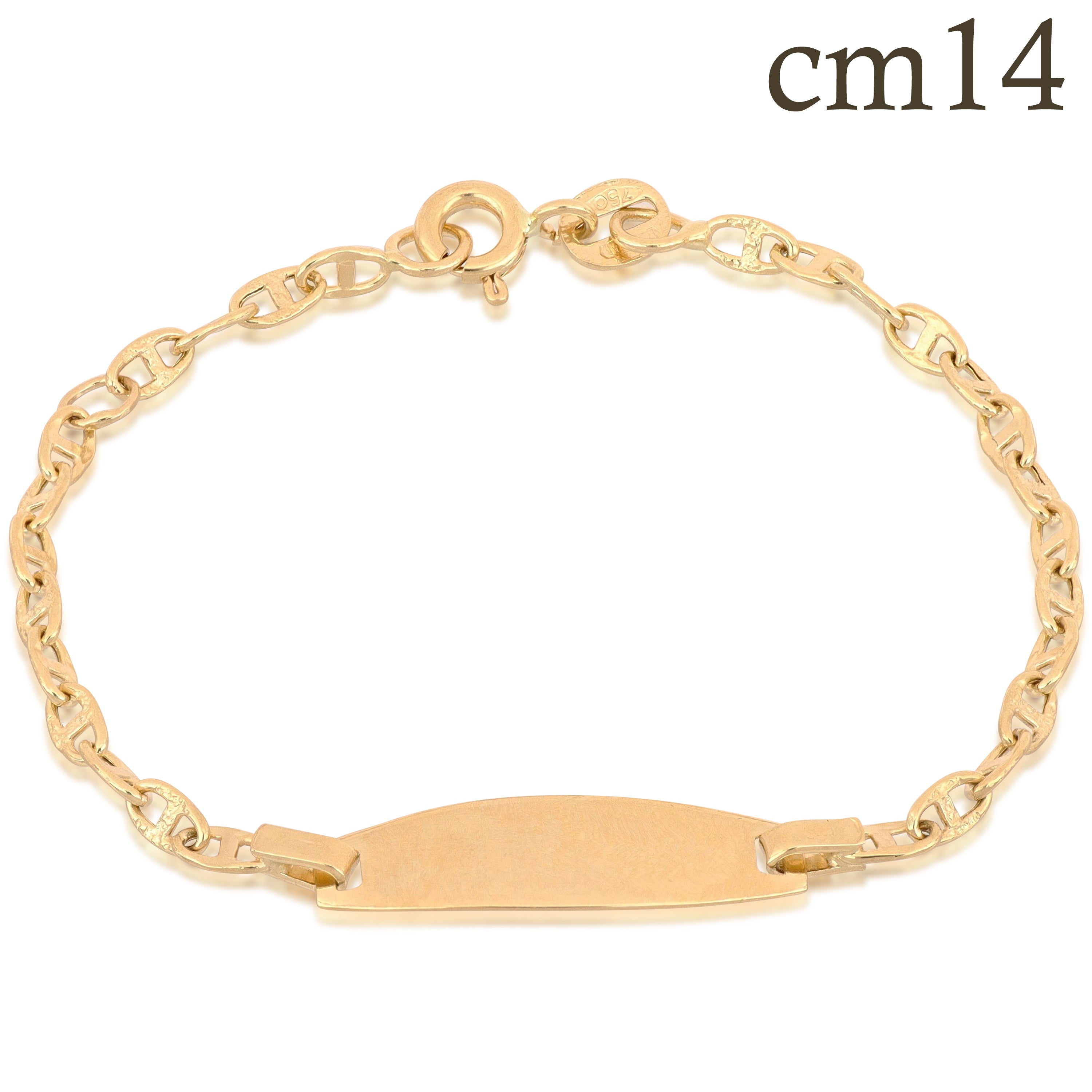 18K Italian Gold Baby Bracelet – 803321720613 – SKU 803321720613